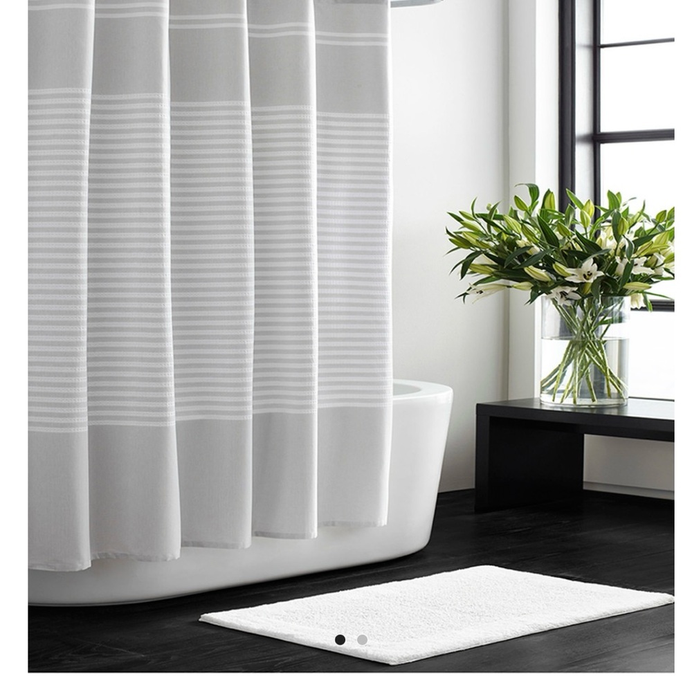 Elegant grey Shower Curtain